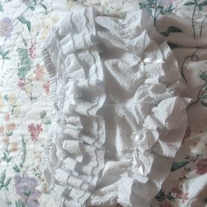 White frilly bloomers
